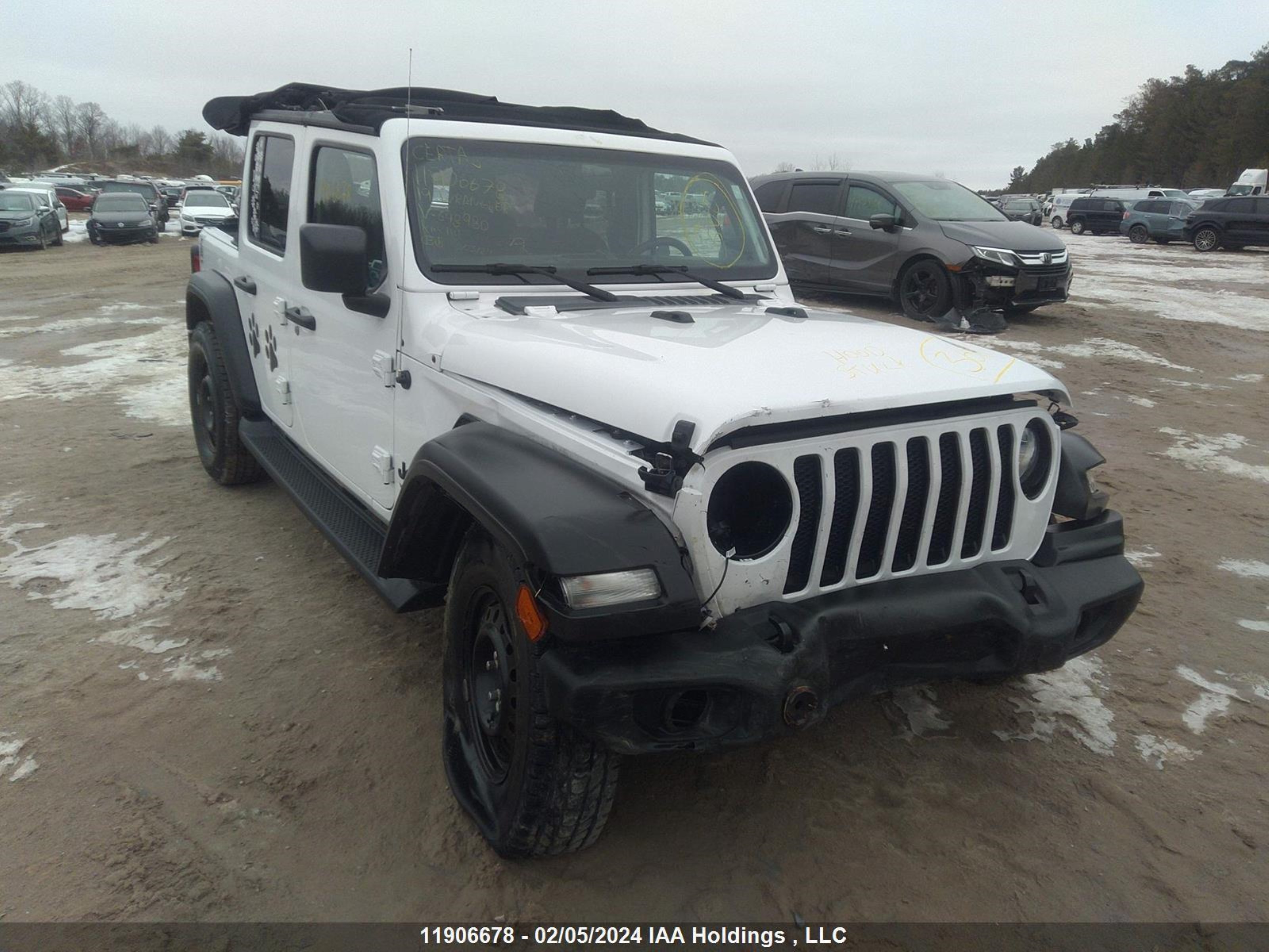 Photo 5 VIN: 1C4HJXDGXKW648980 - JEEP WRANGLER 