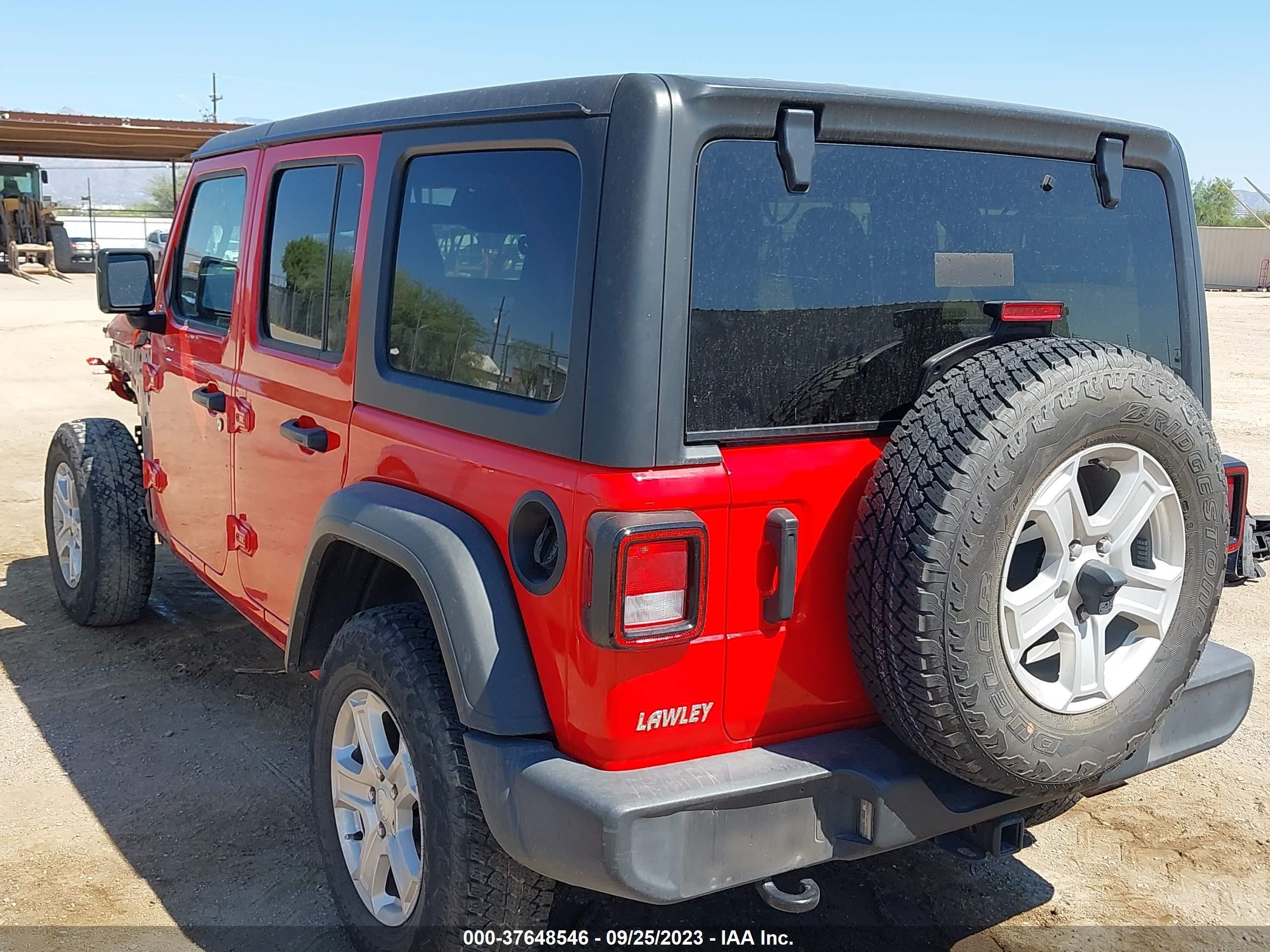 Photo 2 VIN: 1C4HJXDN1MW507197 - JEEP WRANGLER 