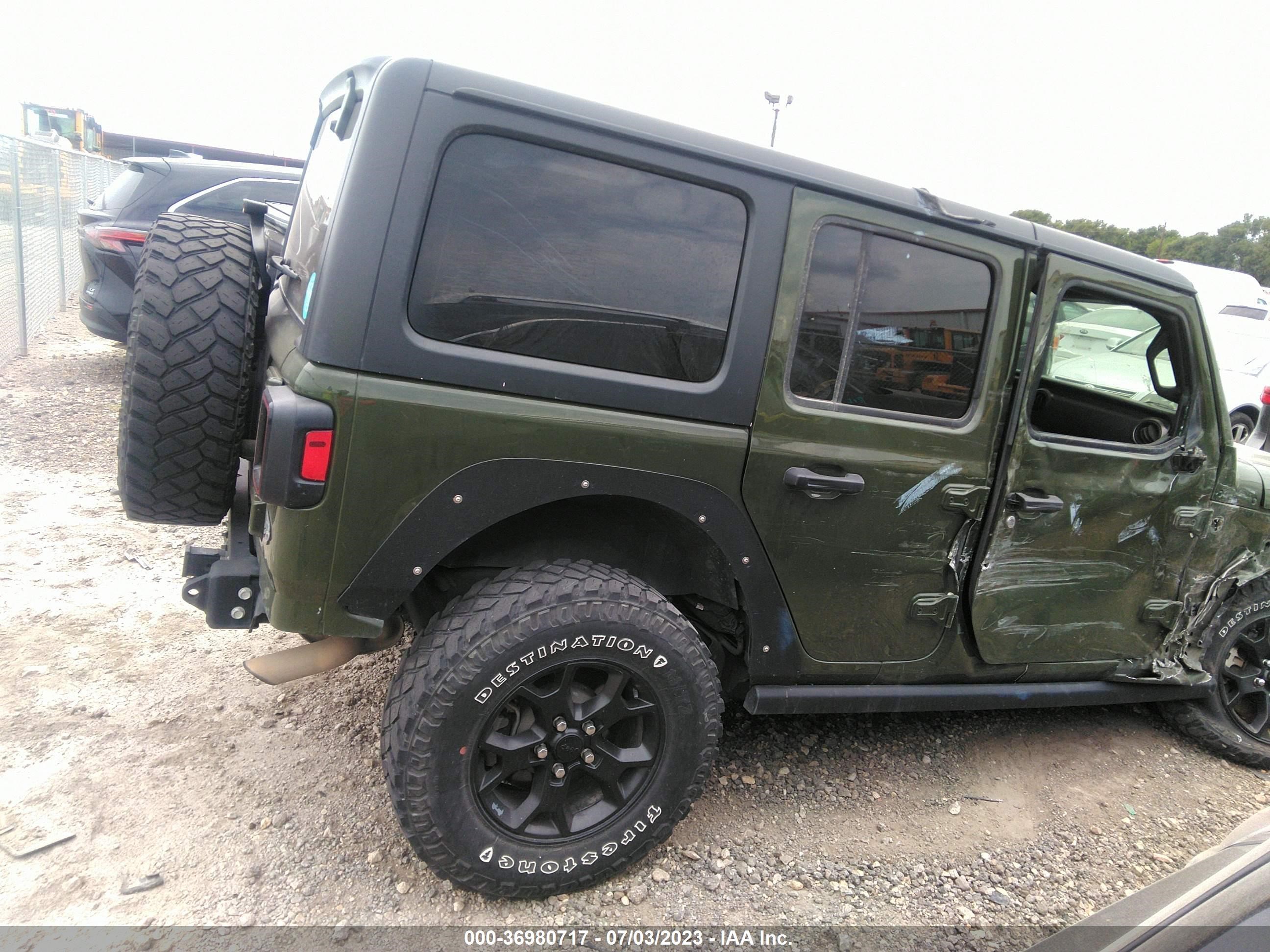 Photo 12 VIN: 1C4HJXDN1MW622513 - JEEP WRANGLER 