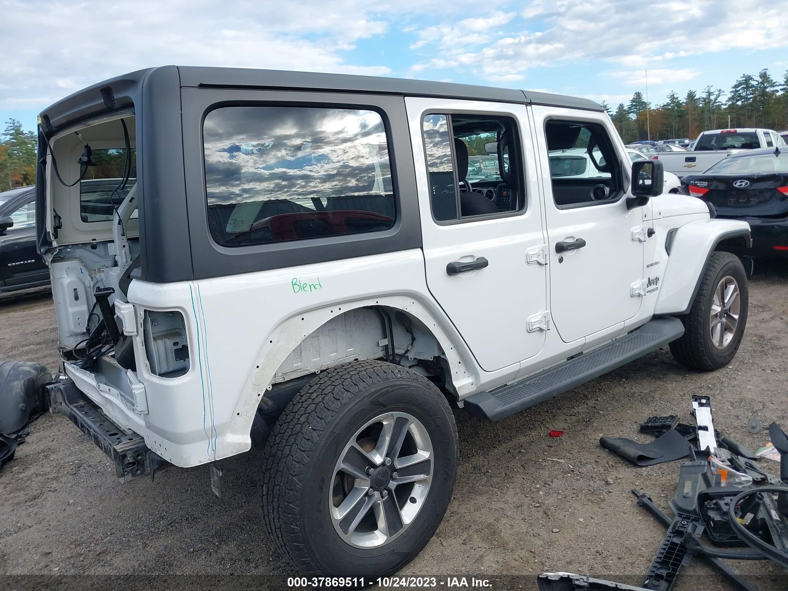 Photo 3 VIN: 1C4HJXEG1MW502050 - JEEP WRANGLER 