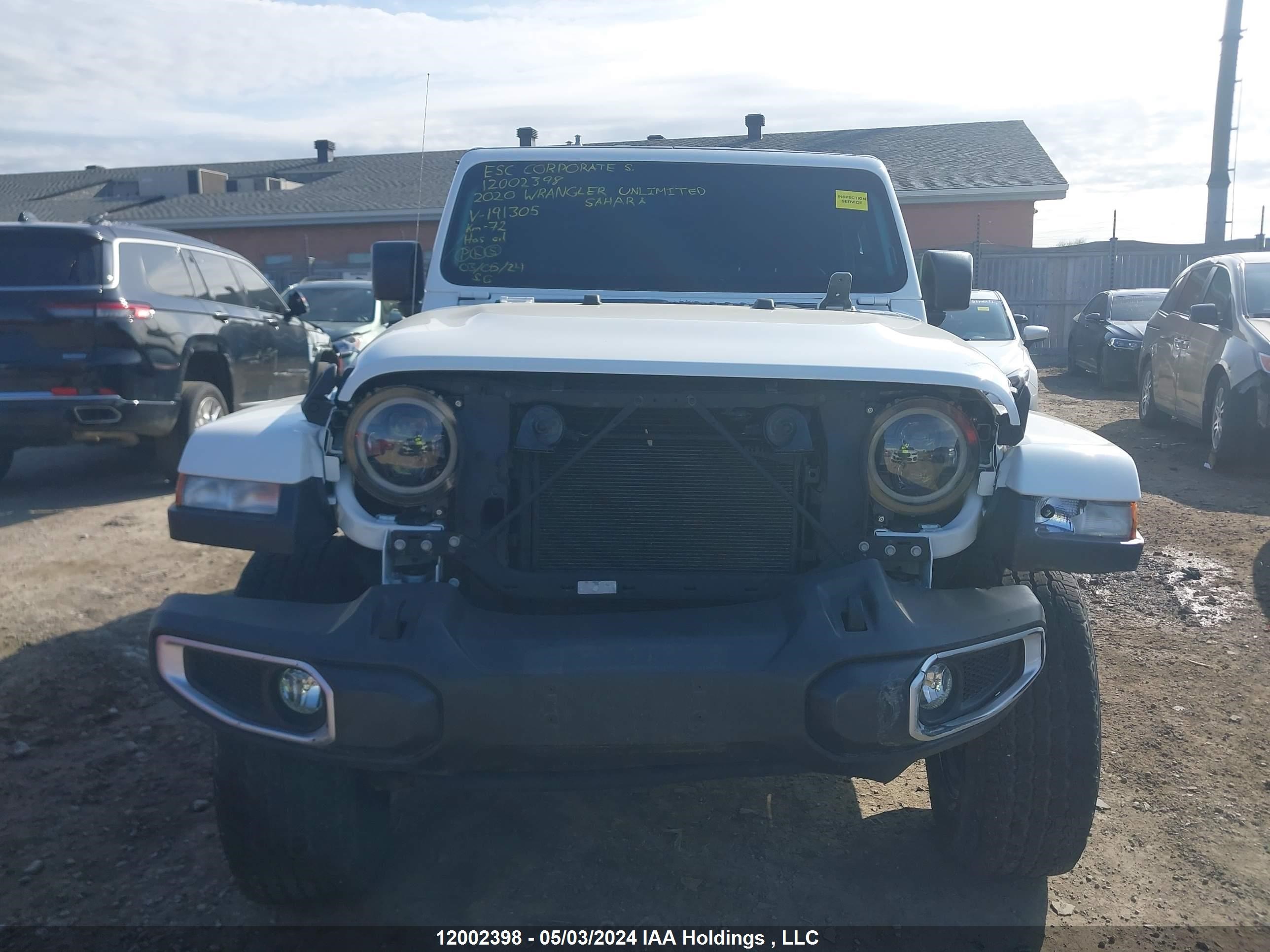 Photo 12 VIN: 1C4HJXEG9LW191305 - JEEP WRANGLER 