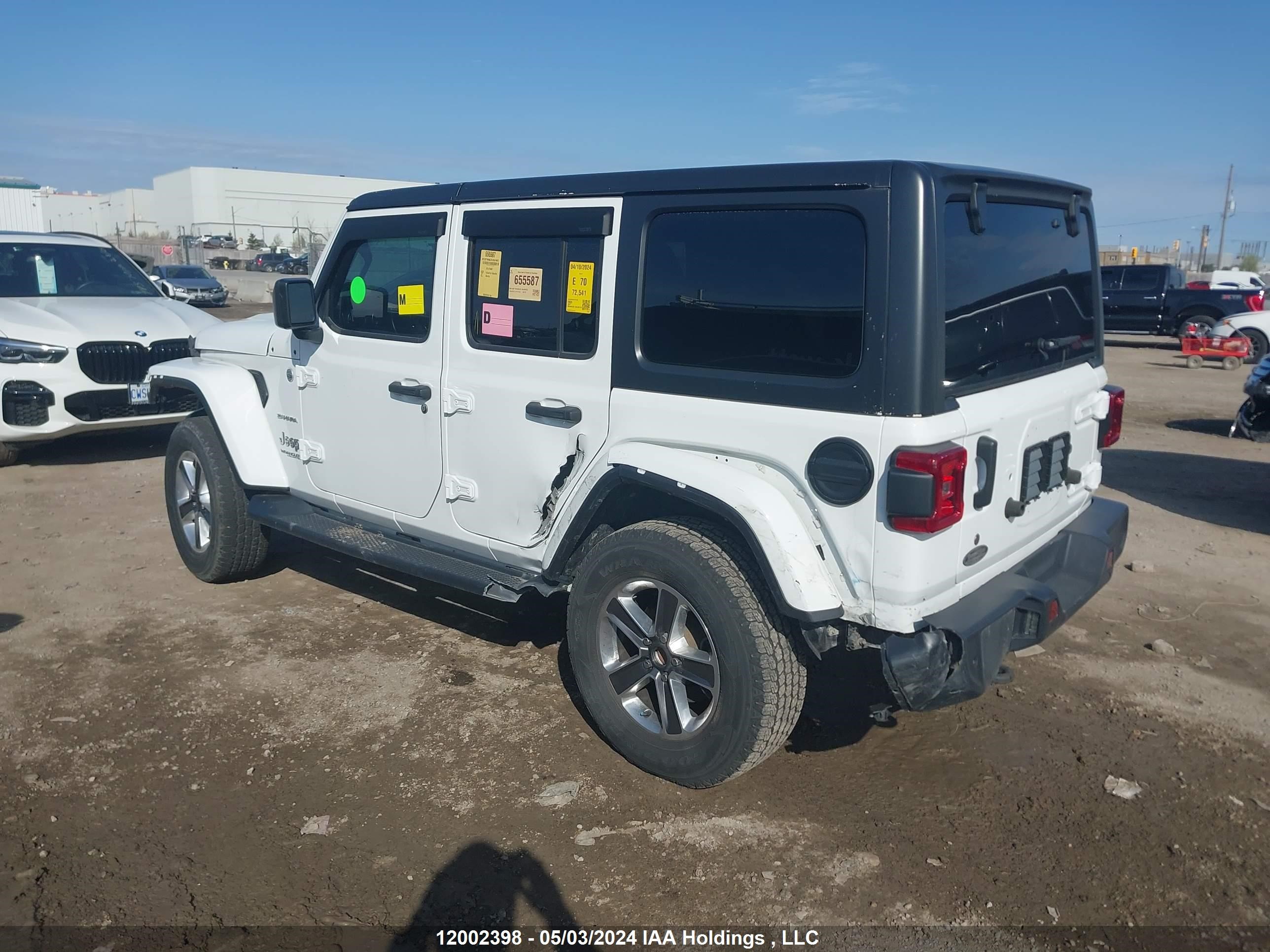 Photo 2 VIN: 1C4HJXEG9LW191305 - JEEP WRANGLER 