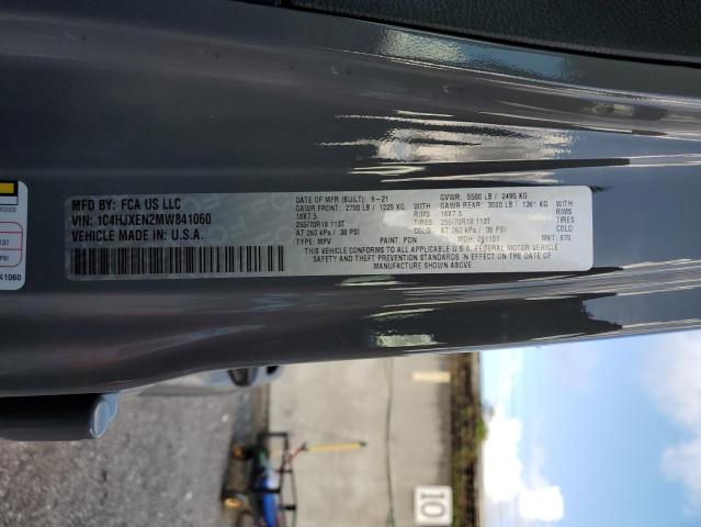 Photo 12 VIN: 1C4HJXEN2MW841060 - JEEP WRANGLER U 