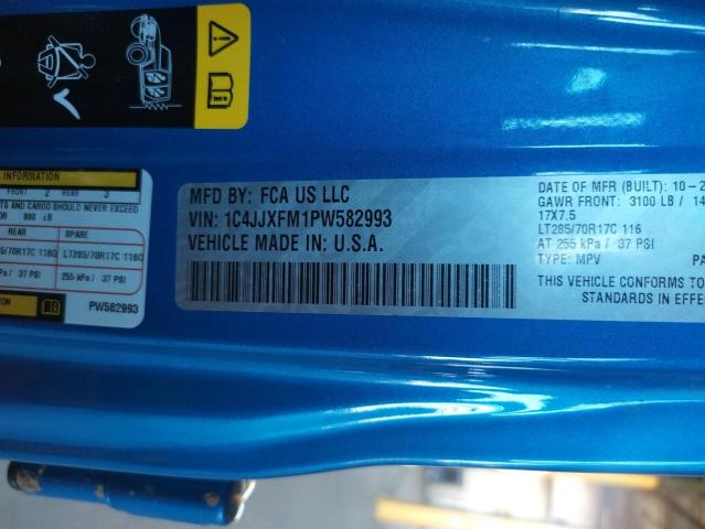 Photo 11 VIN: 1C4JJXFM1PW582993 - JEEP WRANGLER R 