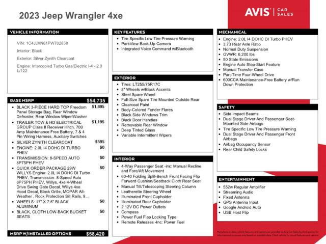 Photo 11 VIN: 1C4JJXN61PW702858 - JEEP WRANGLER 4 