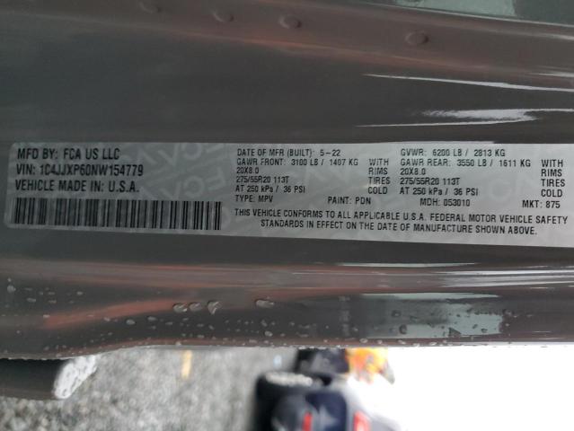 Photo 13 VIN: 1C4JJXP60NW154779 - JEEP WRANGLER U 