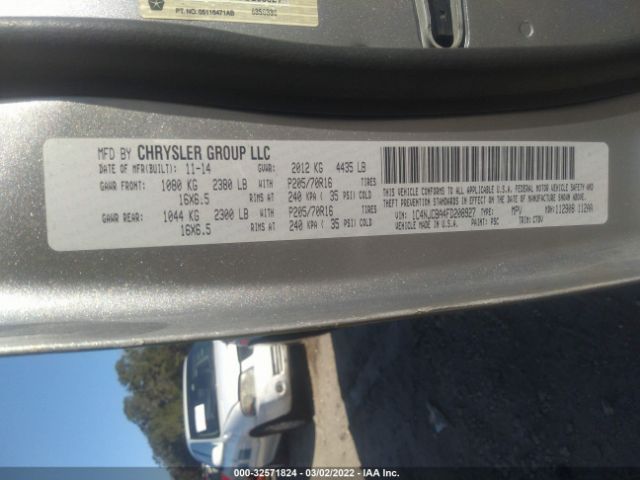 Photo 8 VIN: 1C4NJCBA4FD208927 - JEEP COMPASS 