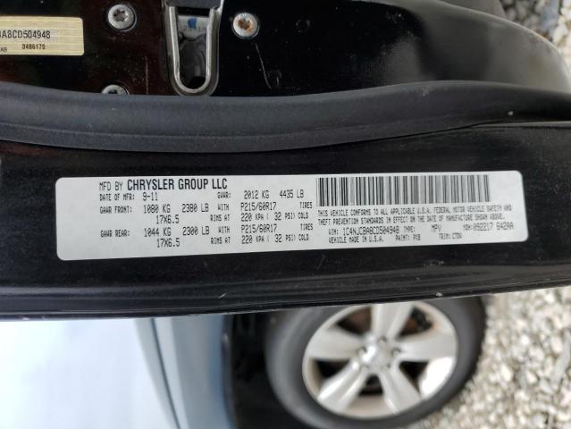 Photo 13 VIN: 1C4NJCBA8CD504948 - JEEP COMPASS SP 