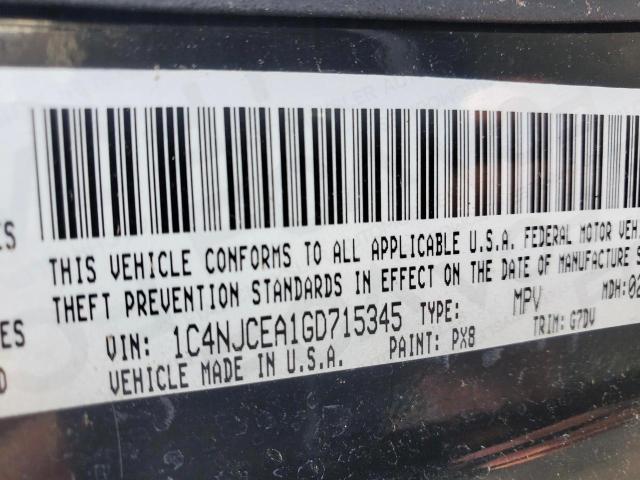 Photo 9 VIN: 1C4NJCEA1GD715345 - JEEP COMPASS LA 