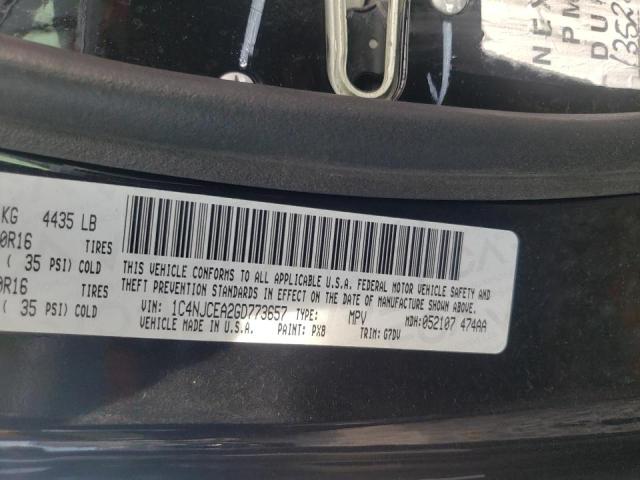 Photo 9 VIN: 1C4NJCEA2GD773657 - JEEP COMPASS LA 