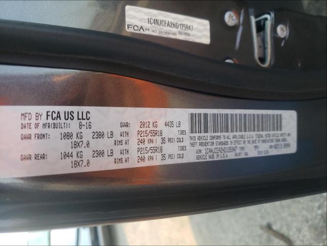 Photo 9 VIN: 1C4NJCEA2HD125947 - JEEP COMPASS LA 