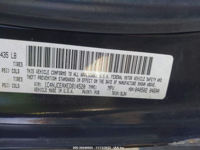 Photo 8 VIN: 1C4NJCEAXED814520 - JEEP COMPASS 