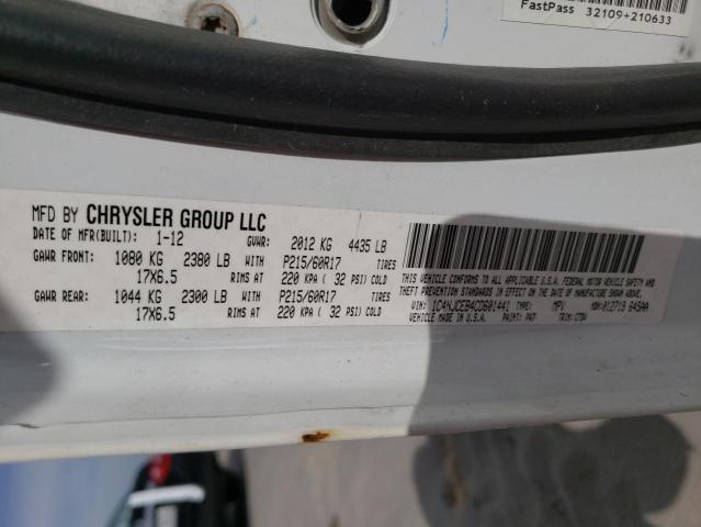 Photo 11 VIN: 1C4NJCEB4CD601441 - JEEP COMPASS 