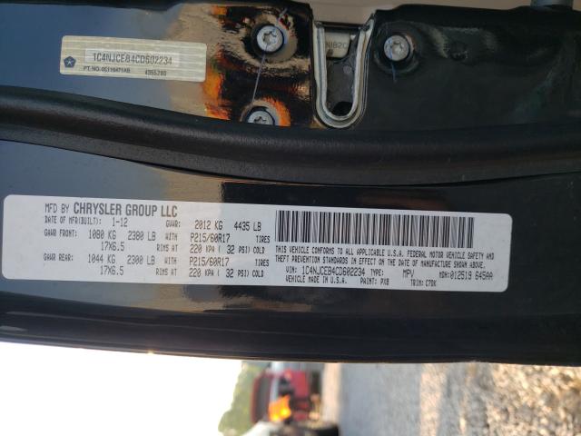 Photo 9 VIN: 1C4NJCEB4CD602234 - JEEP COMPASS LA 