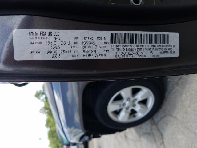 Photo 9 VIN: 1C4NJCEB8GD543243 - JEEP COMPASS LA 