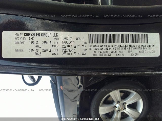 Photo 8 VIN: 1C4NJCEB9CD500508 - JEEP COMPASS 