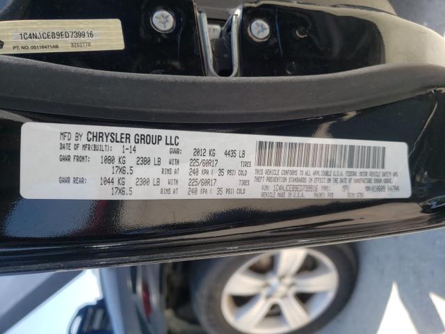 Photo 9 VIN: 1C4NJCEB9ED739916 - JEEP COMPASS LA 