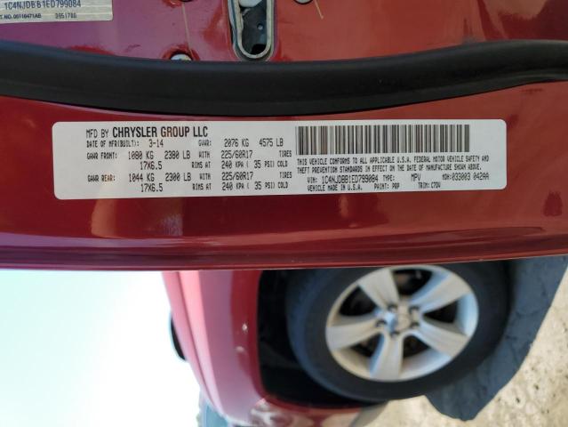 Photo 12 VIN: 1C4NJDBB1ED799084 - JEEP COMPASS SP 