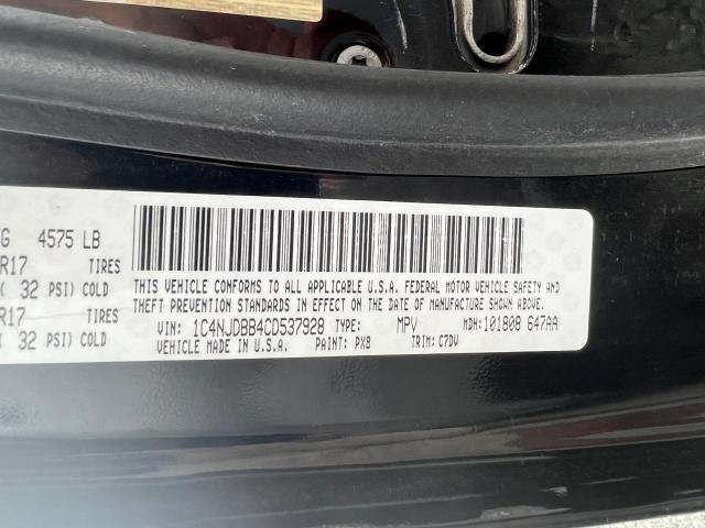 Photo 9 VIN: 1C4NJDBB4CD537928 - JEEP COMPASS SP 