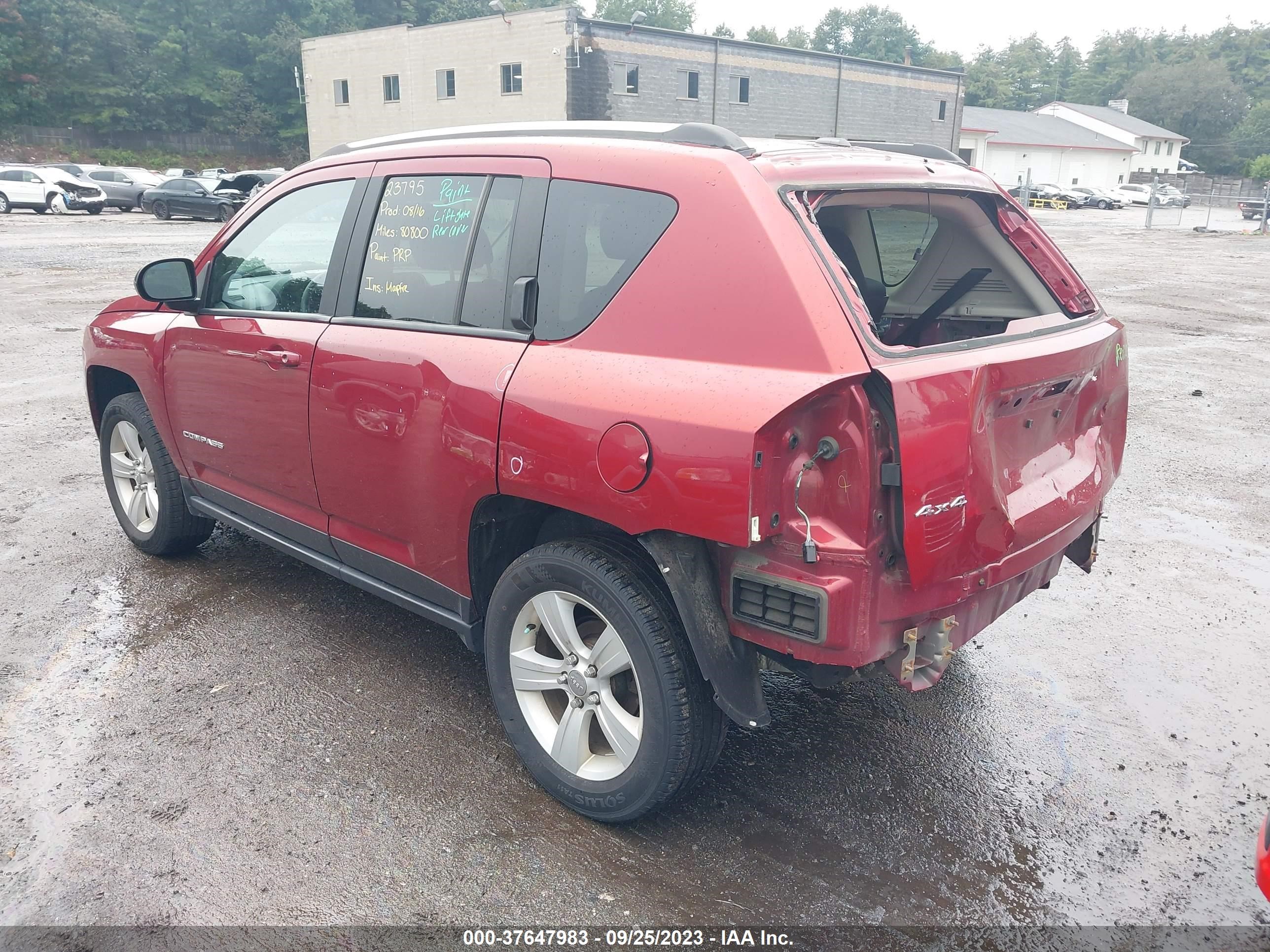 Photo 2 VIN: 1C4NJDBB5HD105937 - JEEP COMPASS 