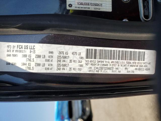 Photo 12 VIN: 1C4NJDBB7GD508672 - JEEP COMPASS 