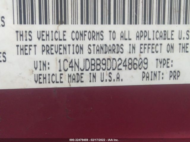 Photo 8 VIN: 1C4NJDBB9DD248609 - JEEP COMPASS 