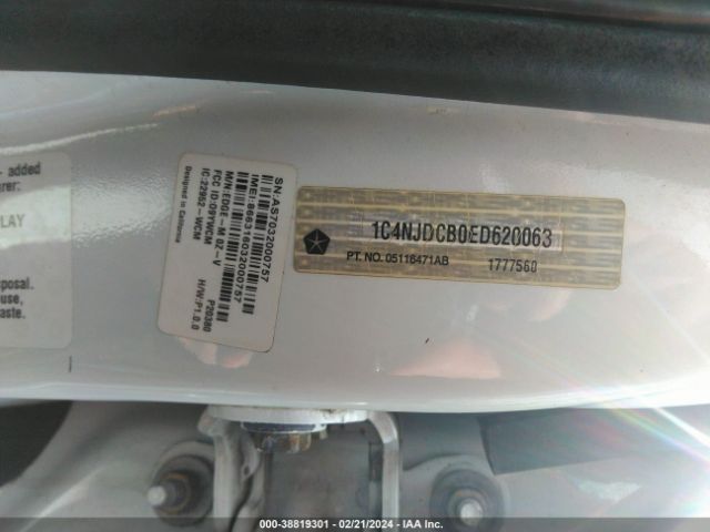 Photo 8 VIN: 1C4NJDCB0ED620063 - JEEP COMPASS 