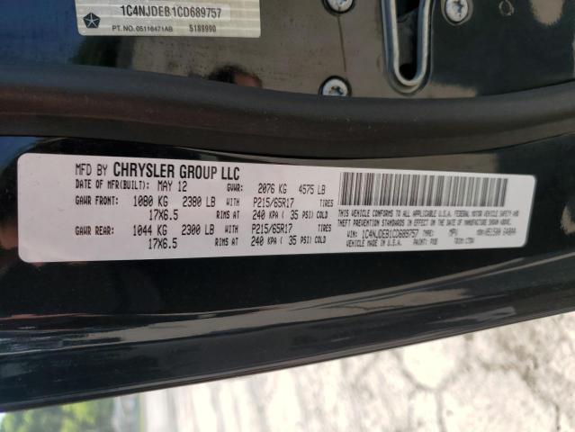 Photo 12 VIN: 1C4NJDEB1CD689757 - JEEP COMPASS LA 