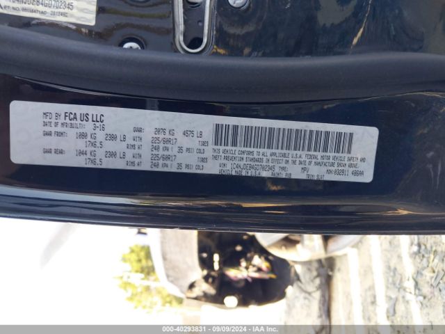 Photo 8 VIN: 1C4NJDEB4GD702345 - JEEP COMPASS 