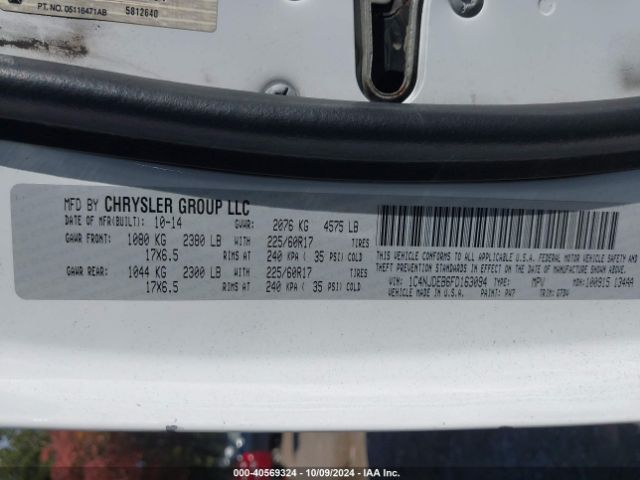 Photo 8 VIN: 1C4NJDEB6FD163094 - JEEP COMPASS 