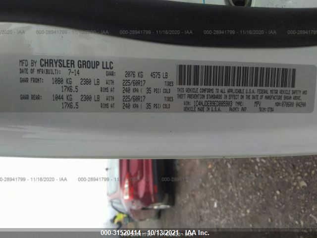 Photo 9 VIN: 1C4NJDEB9ED885903 - JEEP COMPASS 