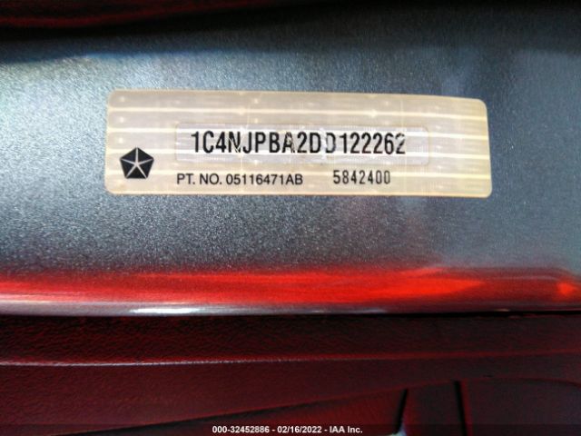 Photo 8 VIN: 1C4NJPBA2DD122262 - JEEP PATRIOT 