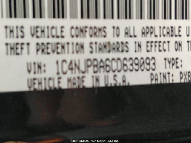 Photo 8 VIN: 1C4NJPBA6CD639093 - JEEP PATRIOT 