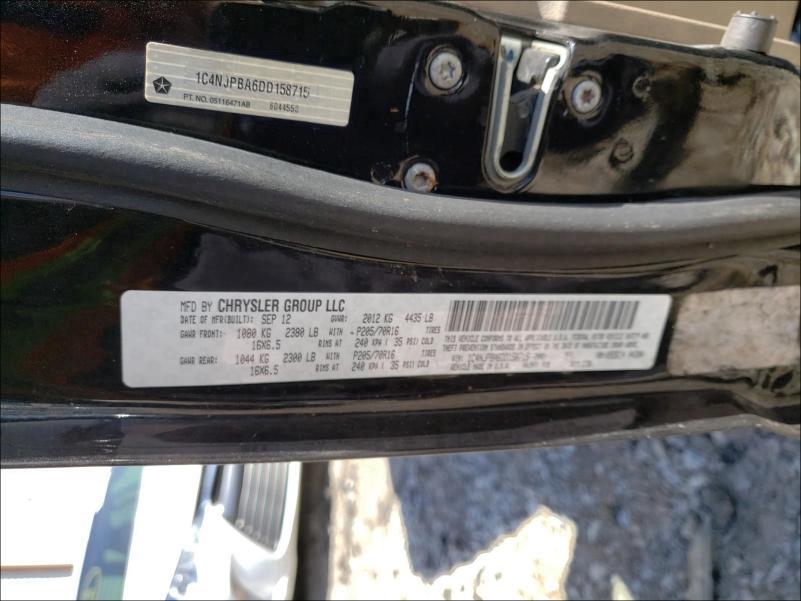 Photo 9 VIN: 1C4NJPBA6DD158715 - JEEP PATRIOT SP 