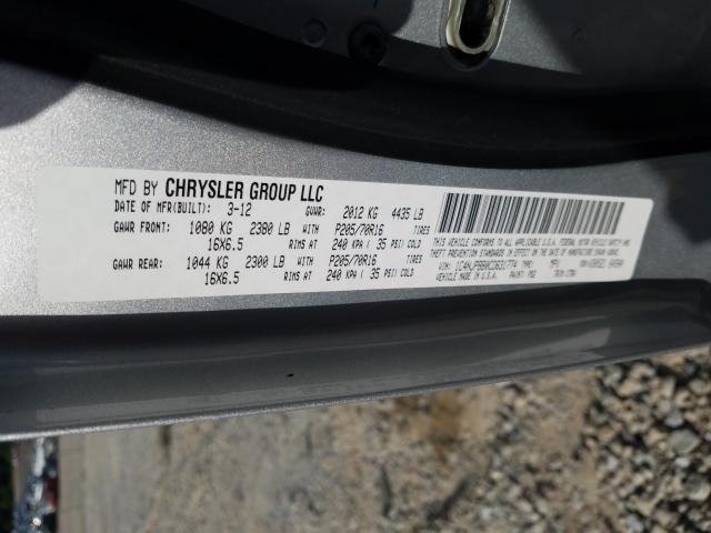 Photo 9 VIN: 1C4NJPBB0CD631774 - JEEP PATRIOT SP 