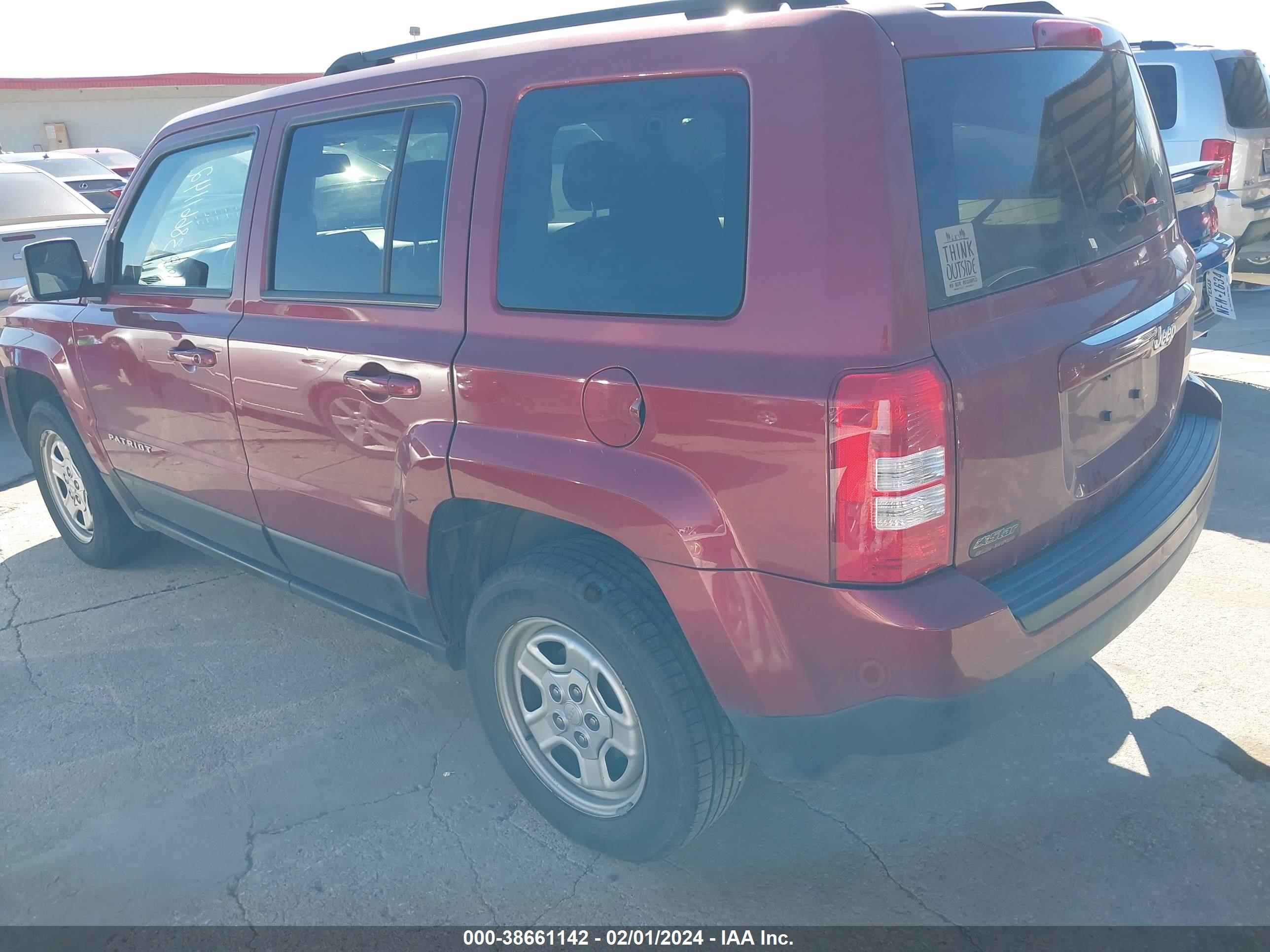 Photo 2 VIN: 1C4NJPBB0GD678728 - JEEP LIBERTY (PATRIOT) 