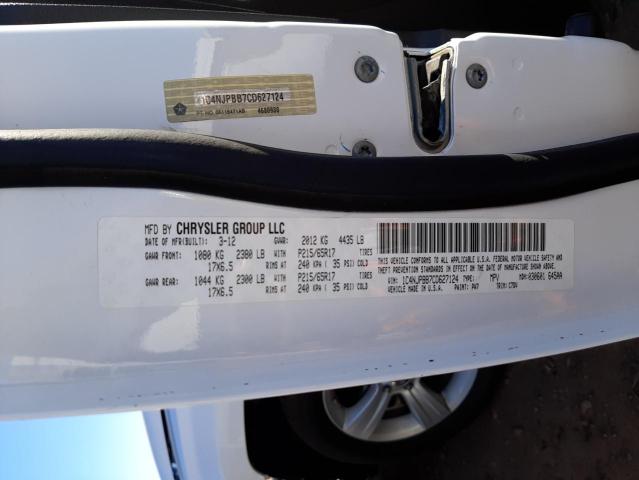 Photo 9 VIN: 1C4NJPBB7CD627124 - JEEP PATRIOT SP 