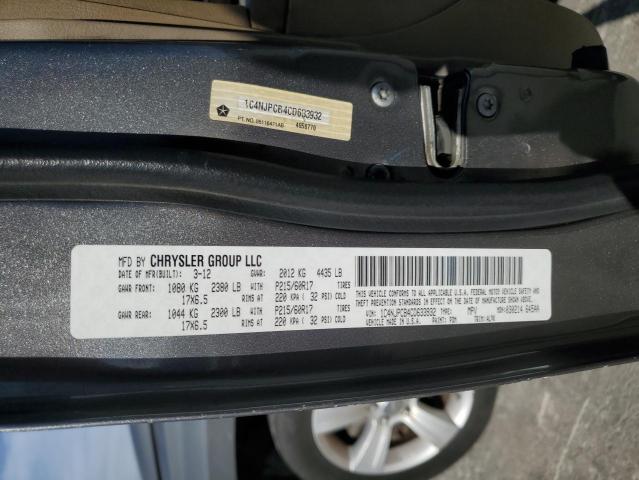 Photo 12 VIN: 1C4NJPCB4CD633932 - JEEP PATRIOT LI 