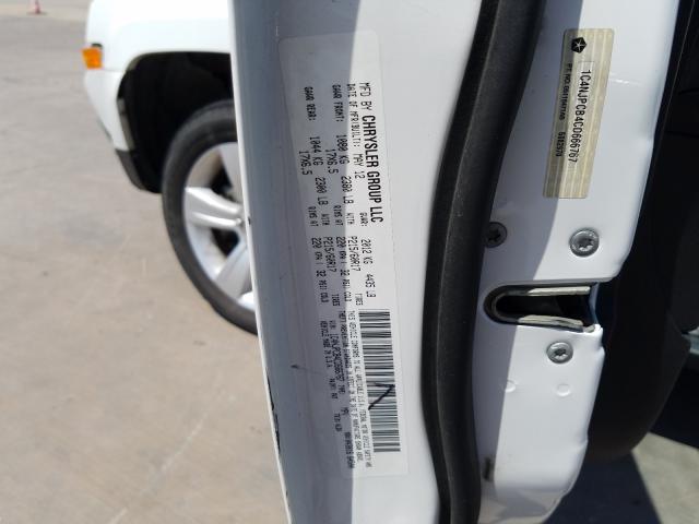 Photo 9 VIN: 1C4NJPCB4CD666767 - JEEP PATRIOT LI 