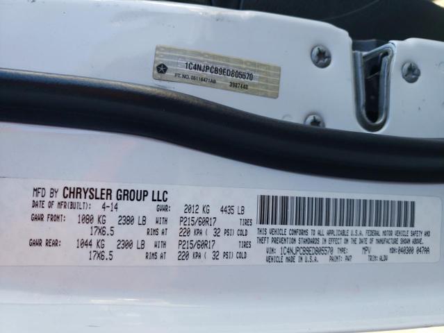 Photo 12 VIN: 1C4NJPCB9ED805570 - JEEP PATRIOT 