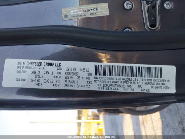 Photo 8 VIN: 1C4NJPFAXED890325 - JEEP PATRIOT 