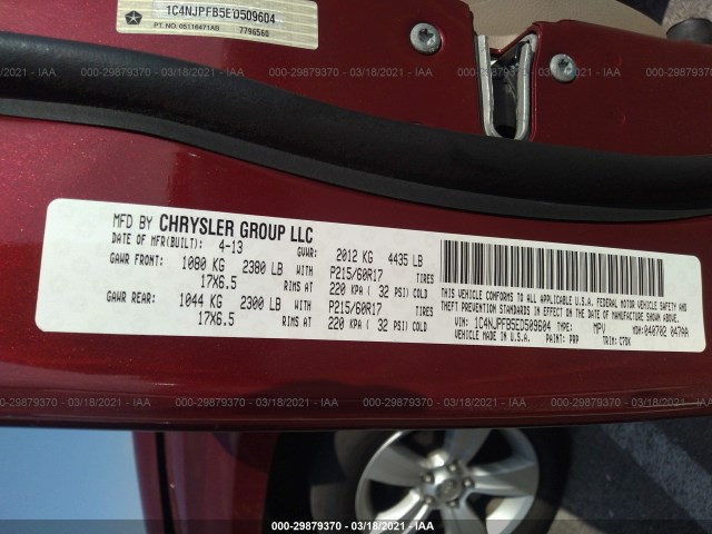 Photo 8 VIN: 1C4NJPFB5ED509604 - JEEP PATRIOT 