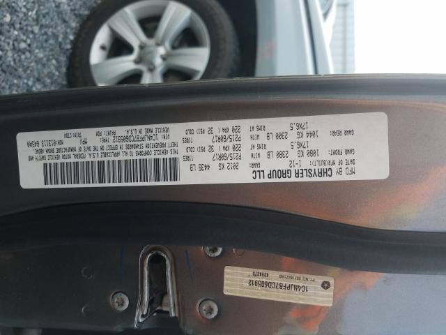 Photo 9 VIN: 1C4NJPFB7CD605912 - JEEP PATRIOT LA 