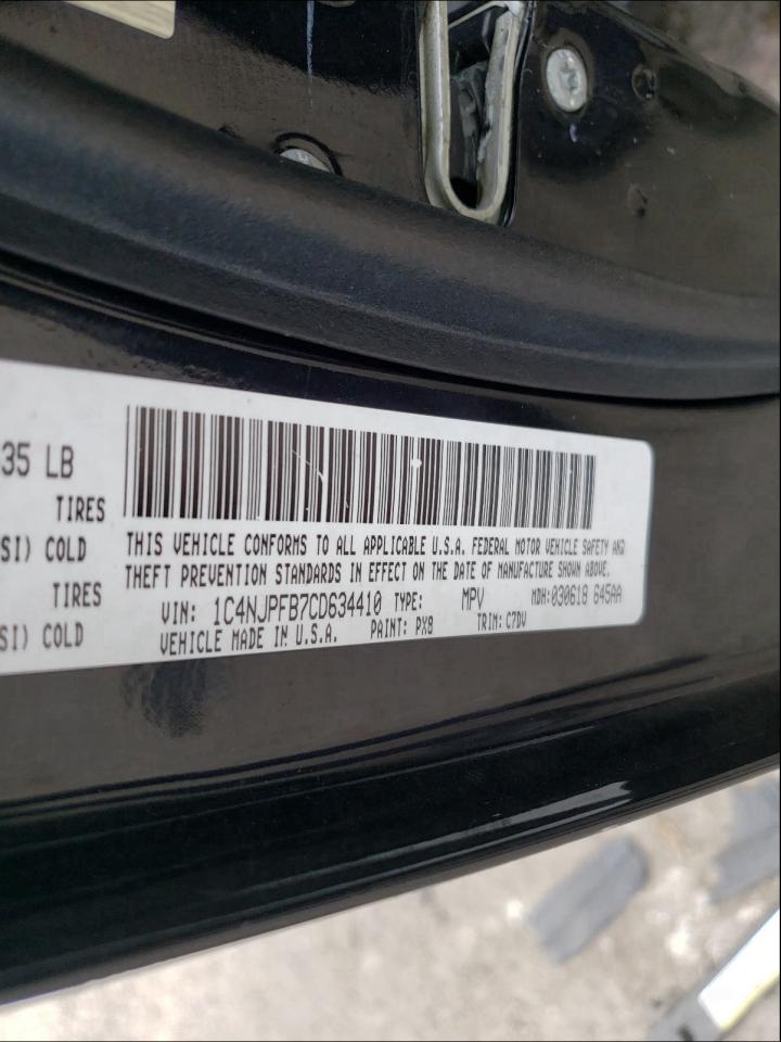 Photo 9 VIN: 1C4NJPFB7CD634410 - JEEP PATRIOT LA 