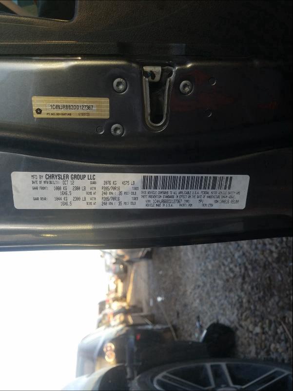 Photo 9 VIN: 1C4NJRBB2DD127367 - JEEP PATRIOT SP 