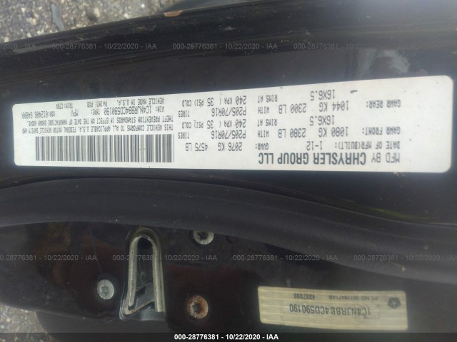 Photo 8 VIN: 1C4NJRBB4CD590190 - JEEP PATRIOT 