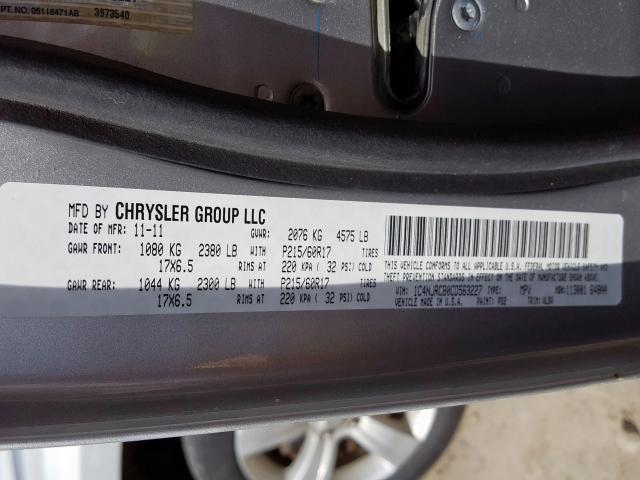 Photo 9 VIN: 1C4NJRCB0CD563227 - JEEP PATRIOT LI 