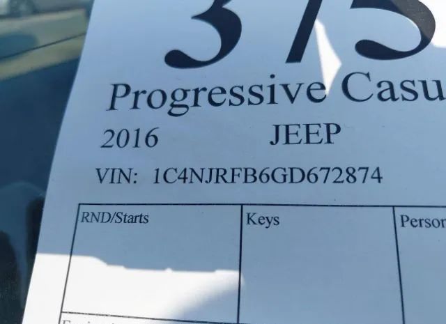 Photo 8 VIN: 1C4NJRFB6GD672874 - JEEP PATRIOT 