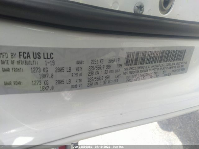 Photo 8 VIN: 1C4PJLDB4KD382196 - JEEP CHEROKEE 