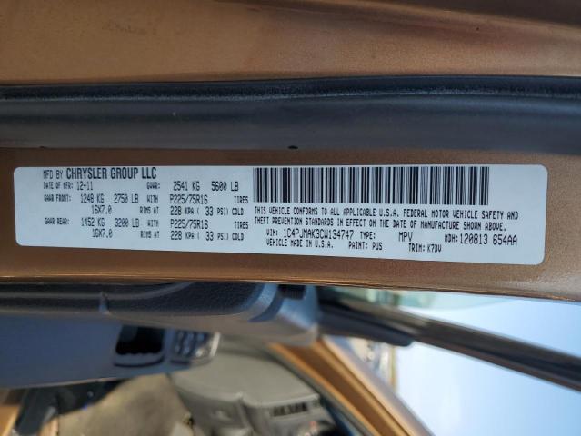 Photo 12 VIN: 1C4PJMAK3CW134747 - JEEP LIBERTY SP 